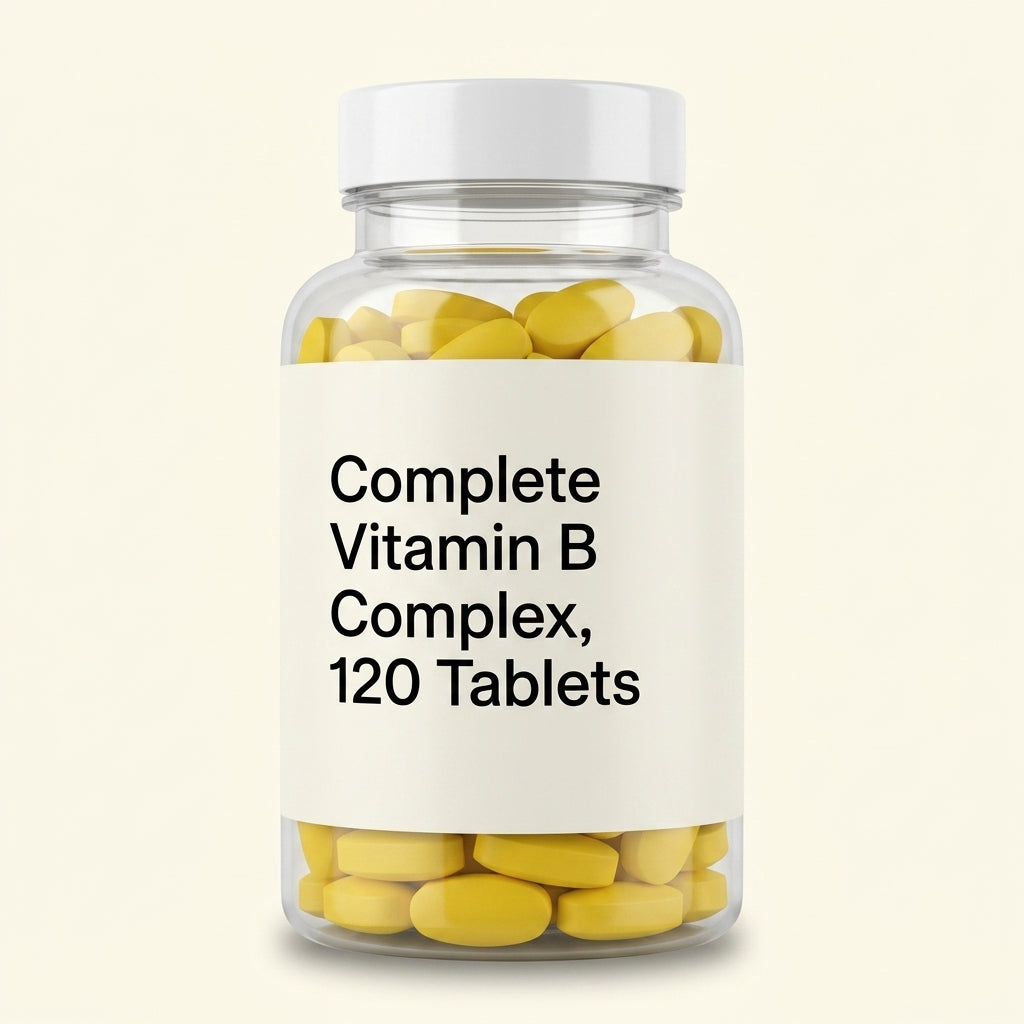 Holland & Barrett high strength vitamin B complex tablets, UK version