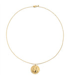 Monica Vinader Zodiac Cancer necklace gold vermeil (British brand)
