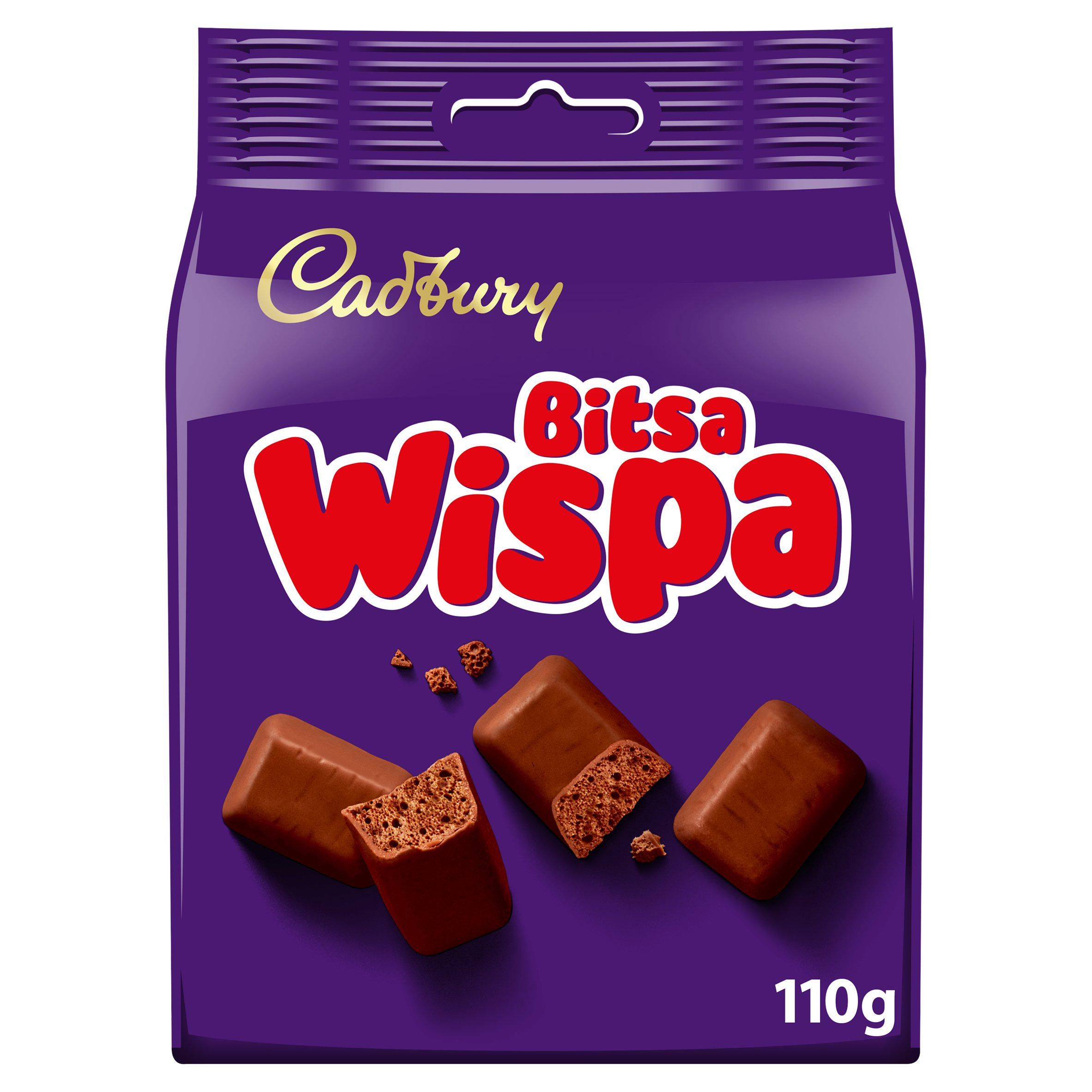 Cadbury Bitsa Wispa Chocolate Bag 110g GOODS Sainsburys   