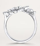 Graff butterfly diamond ring white gold 18kt, imported from the UK