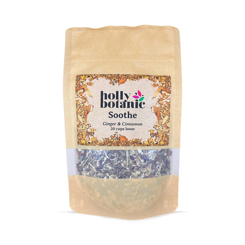Holly Botanic Soothe Tisane ginger cinnamon loose leaf (British brand)