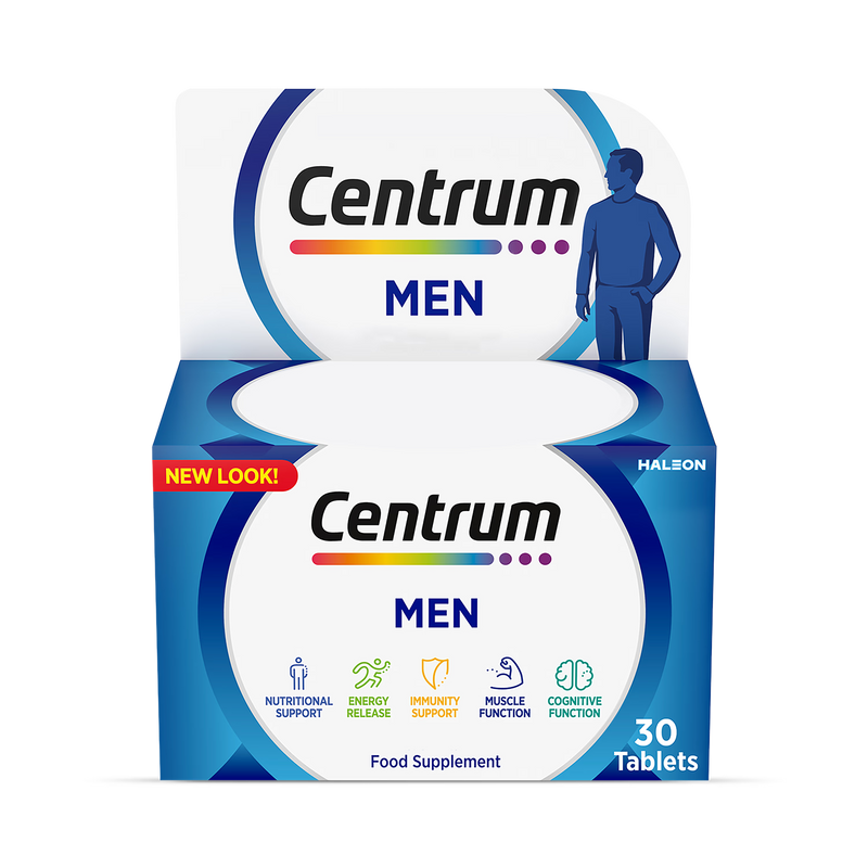 Centrum Men multivitamins 30 tablets (British brand)