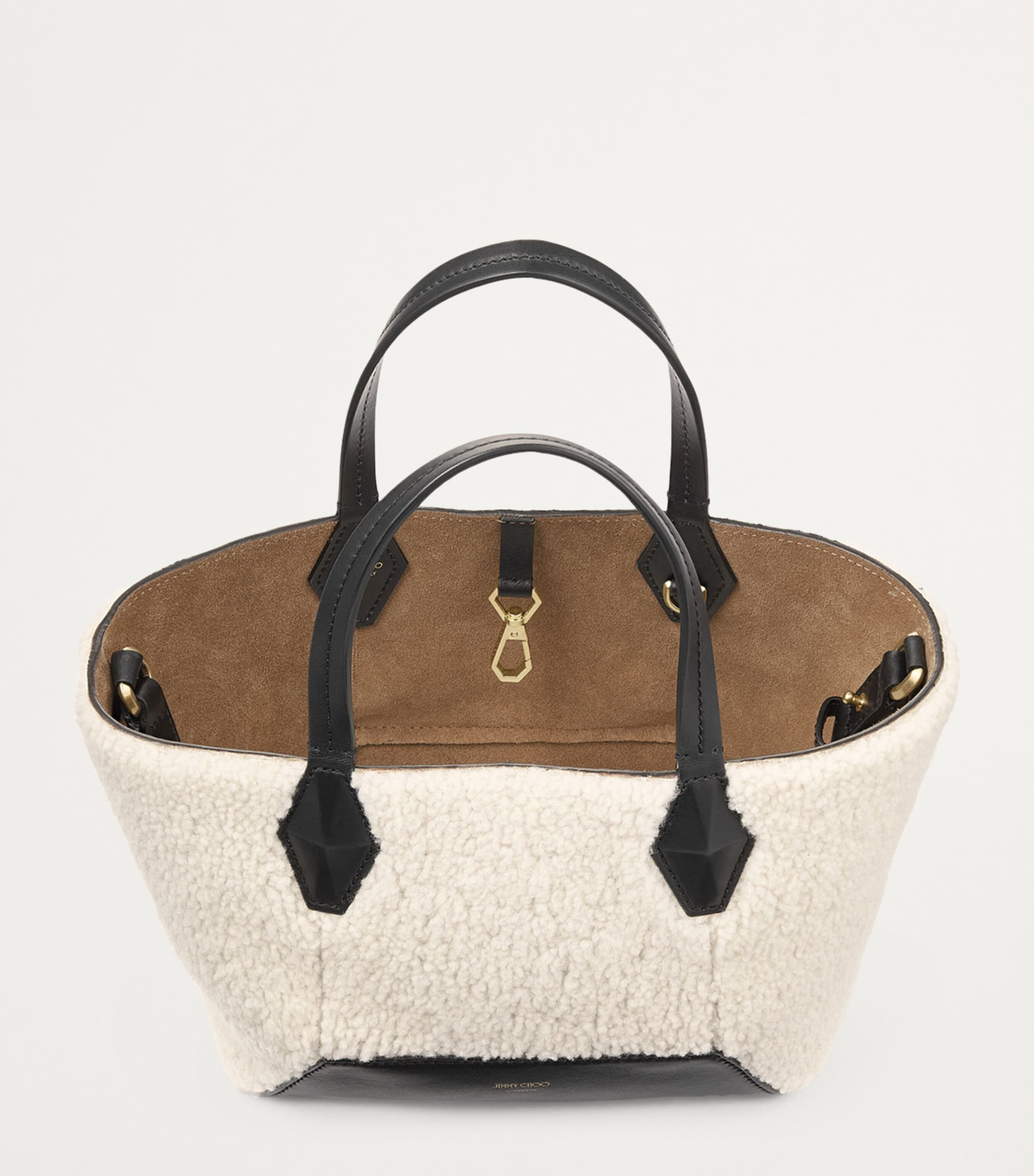 Jimmy Choo Diamond Small Shearling Tote Bag, UK version