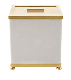 ZODIAC marble tissue box with gold-plated lid (British brand)