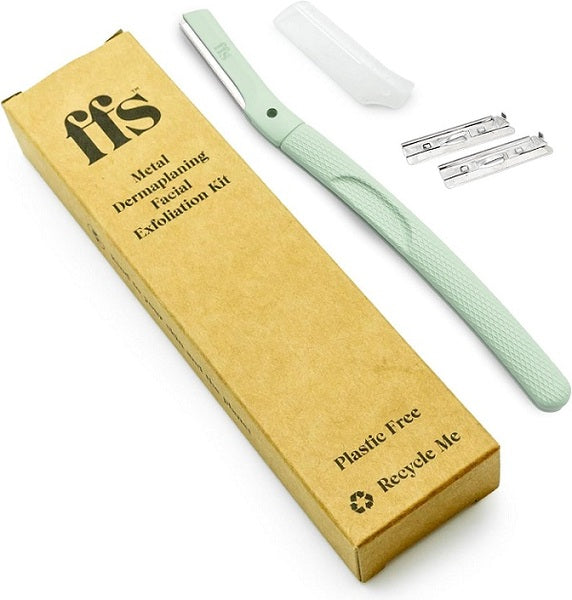 FFS Beauty Dermaplaning Starter Kit - Silver GOODS Superdrug Surf Green  