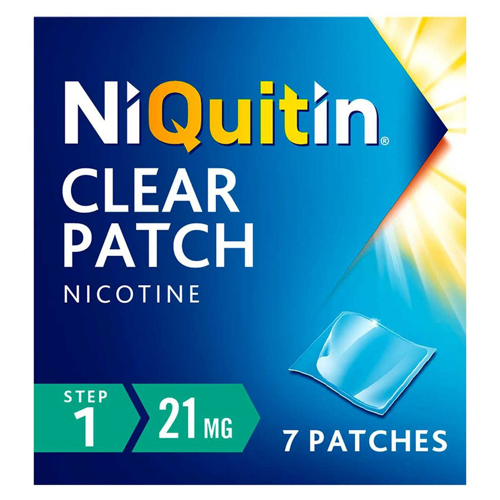 NiQuitin Clear Patch 21mg - 7 Patches - Step 1