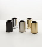 Decor Walther stainless steel round bathroom bin - British product