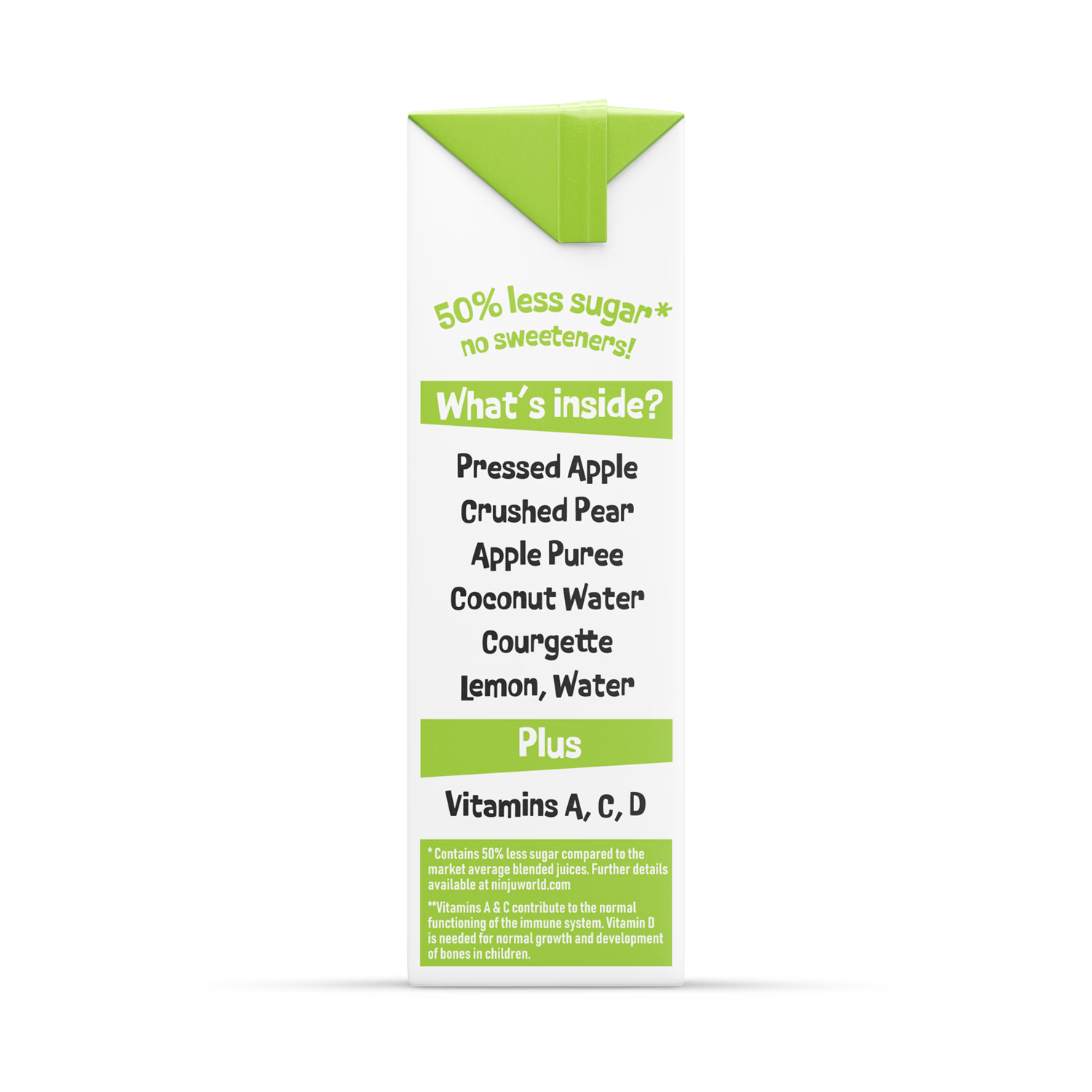Ninju Apple Pear vitamin water 200ml kids drink - British product