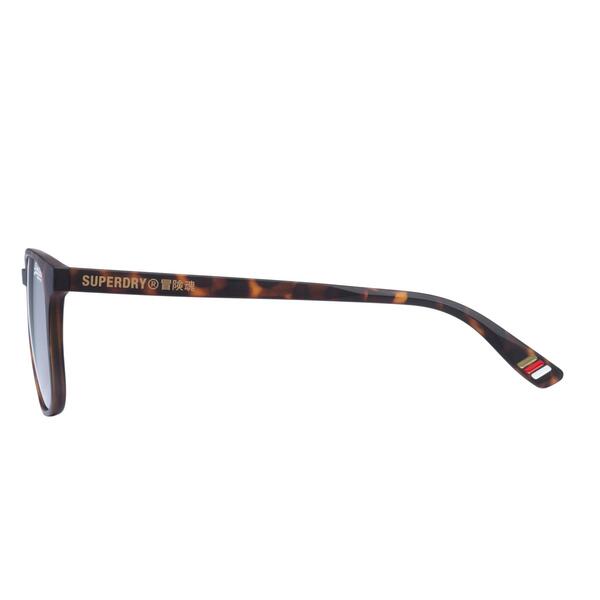 Superdry Summer6 matte tortoise grey unisex sunglasses, imported from the UK