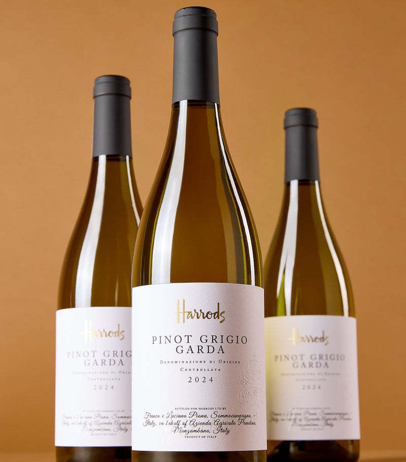 Harrods Pinot Grigio wine case 12 bottles, UK version