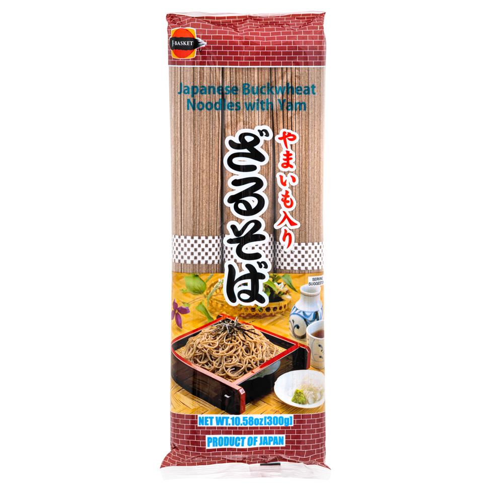 J-Baket buckwheat soba noodles with yam 300g, UK version