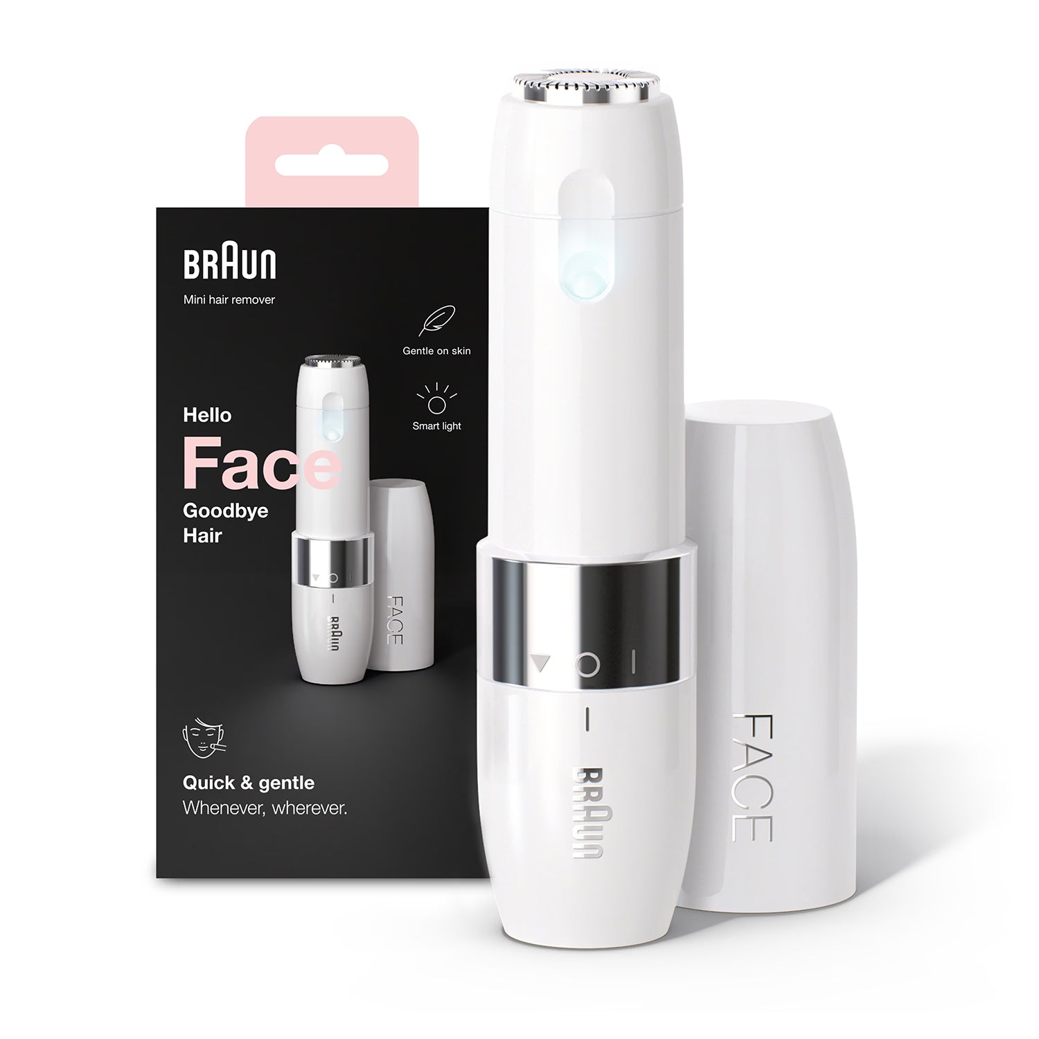 Braun facial hair remover FS1000, imported from the UK