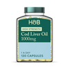Holland & Barrett cod liver oil 1000mg 120 capsules, UK version