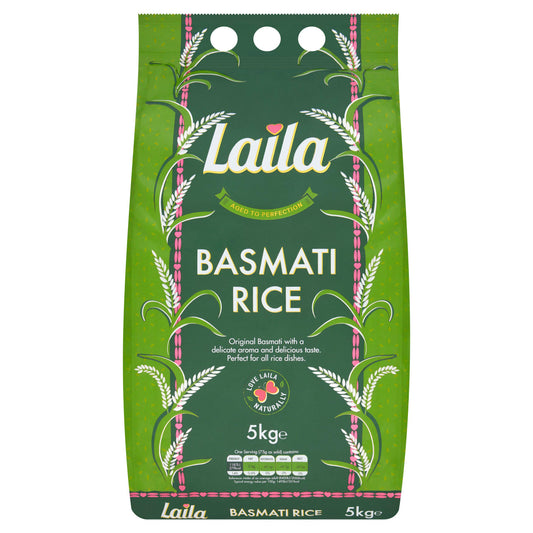Laila Basmati Rice 5kg rice Sainsburys   