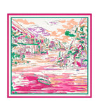 Weekend Max Mara silk scarf lake print 90cm - British product