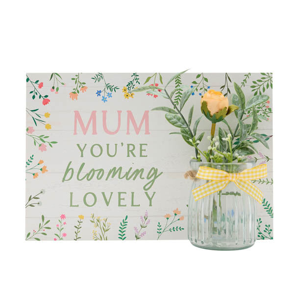 The Cottage Garden Jar Plaque 'Mum' GOODS Superdrug   