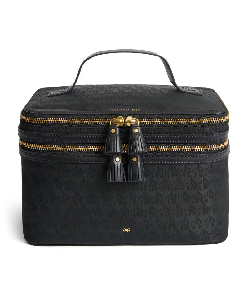 Anya Hindmarch Jacquard Logo Vanity Kit Bag - British product