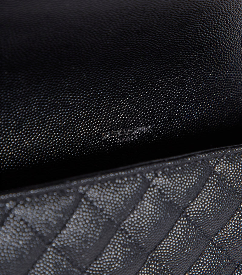 Saint Laurent medium envelope matelassé shoulder bag (British brand)