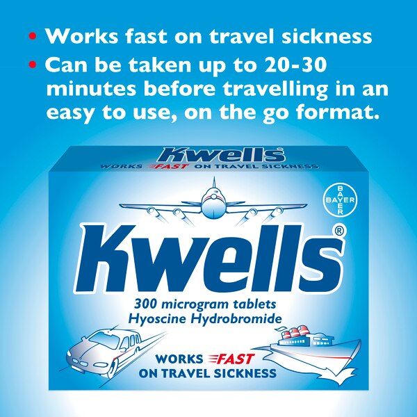 Kwells Travel Sickness Tablets 12 Pack GOODS Superdrug   