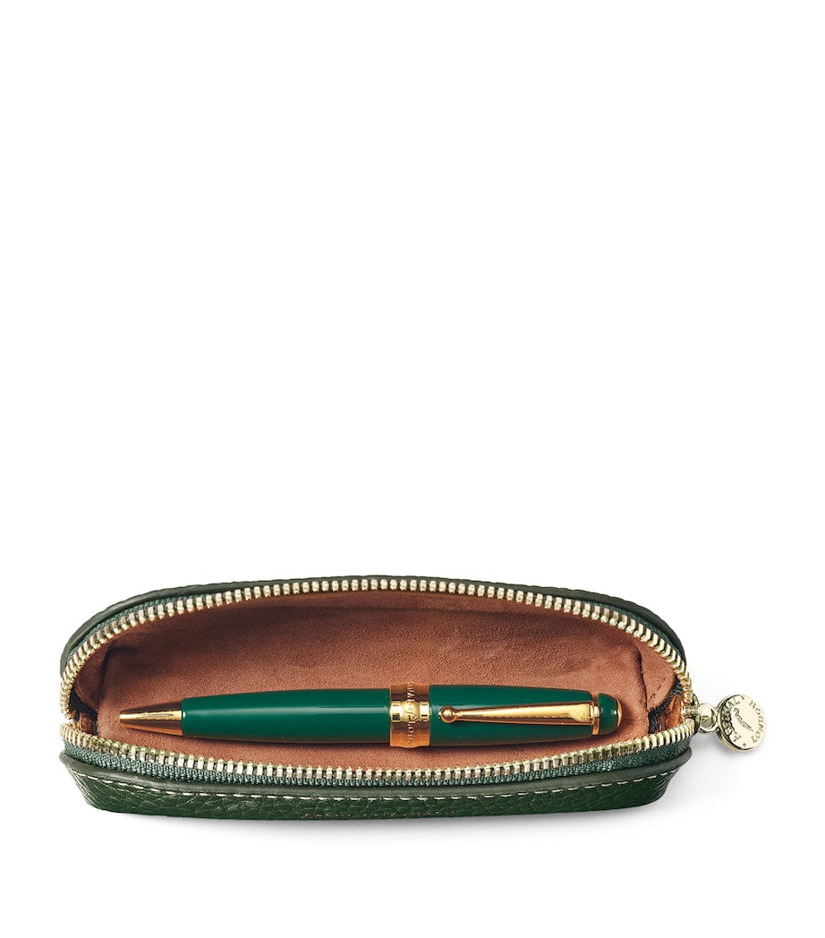 Aspinal of London leather baby pen case small size - British brand