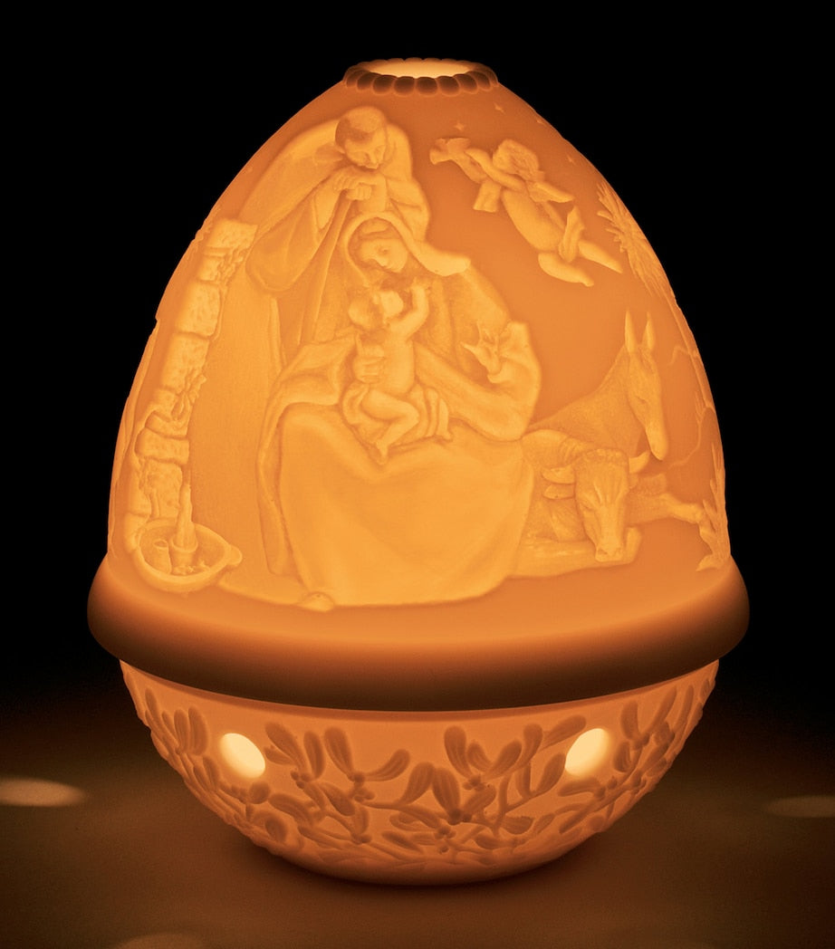 Lladró porcelain nativity lithophane H12cm - British product