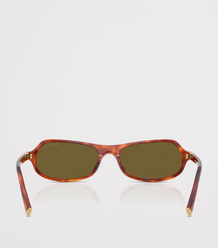 Miu Miu unregelmäßige ovale Sonnenbrille - Britisches Produkt