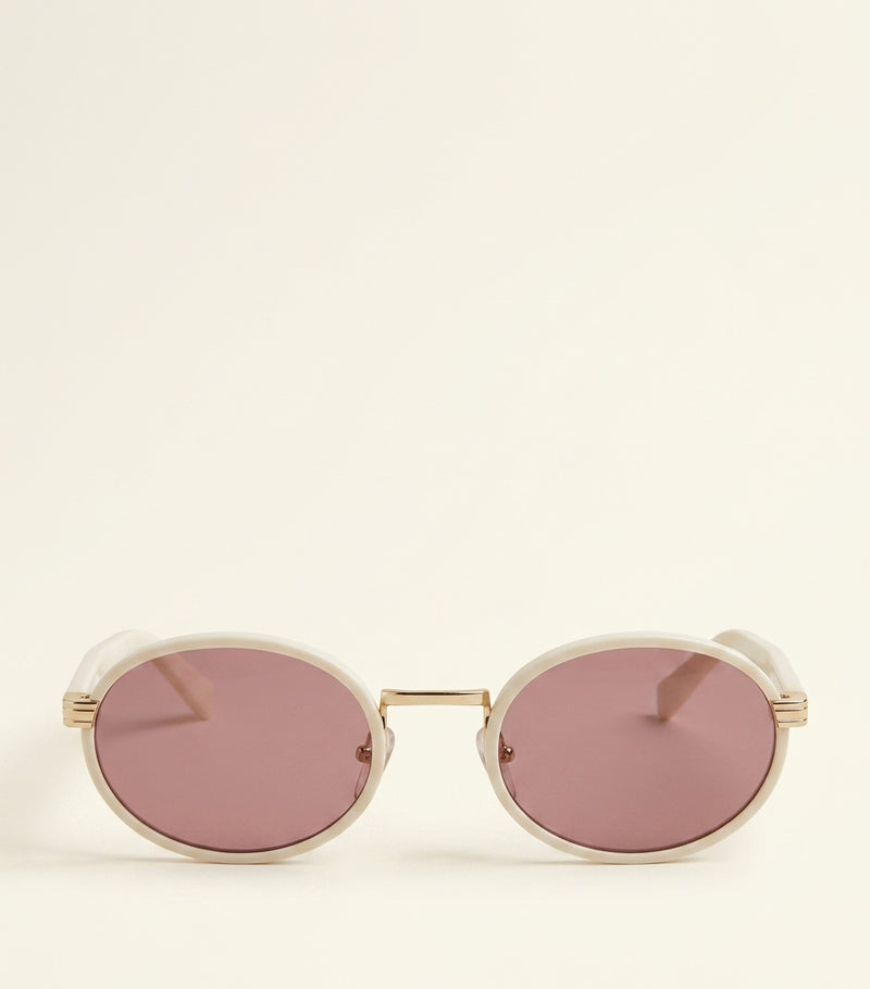 Prada metal oval sunglasses PR B56S, UK version
