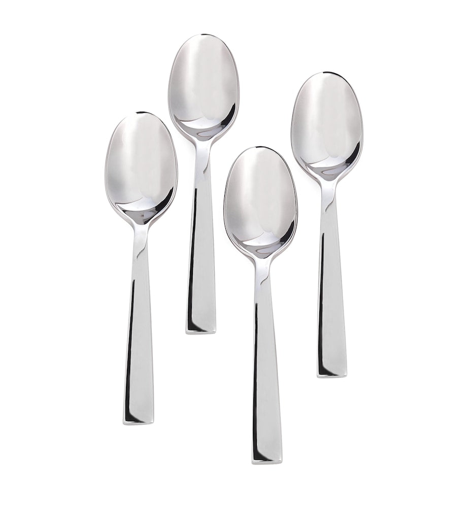 Ralph Lauren Home Titanium Academy demitasse spoons set of 4, imported from the UK