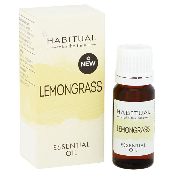 Superdrug Habitual Pure Lemongrass Essential Oil 10ml GOODS Superdrug   