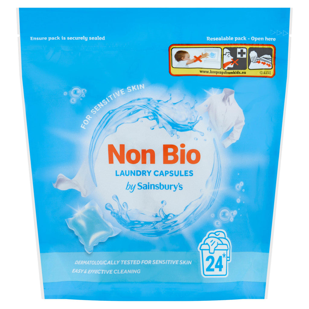 Sainsbury's Non Bio Laundry Capsules 24x19g