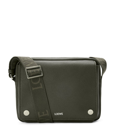 Harrods LOEWE Medium Leather Pebble Messenger Bag- Buy online at McGrocer