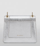 Bvlgari Serpenti Forever shoulder bag silver calf leather (British brand)