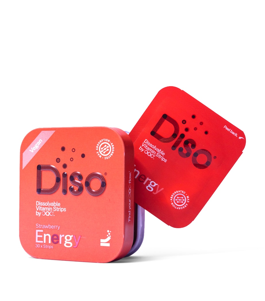 OQO DISO energy vitamin strips 30 strips, imported from the UK