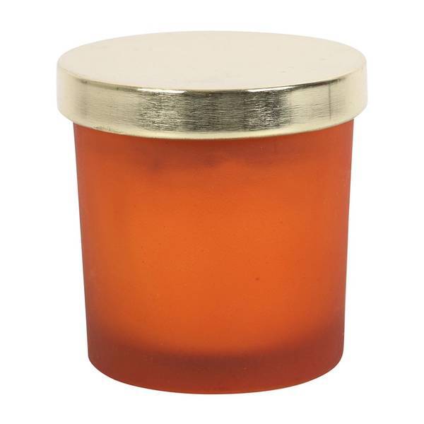 Something Different orange sacral chakra scented candle, imported from the UK
