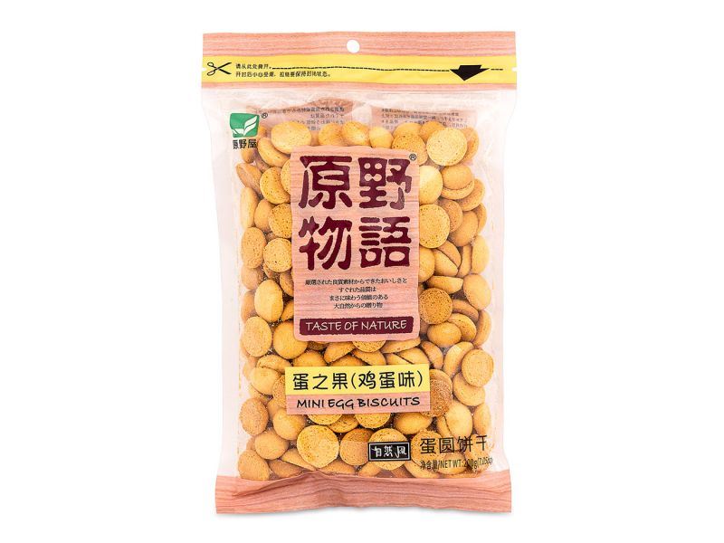 Country Wide mini egg biscuits, egg flavour - British product