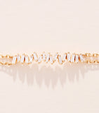 Suzanne Kalan rose gold diamond bar bracelet 18cm, UK version