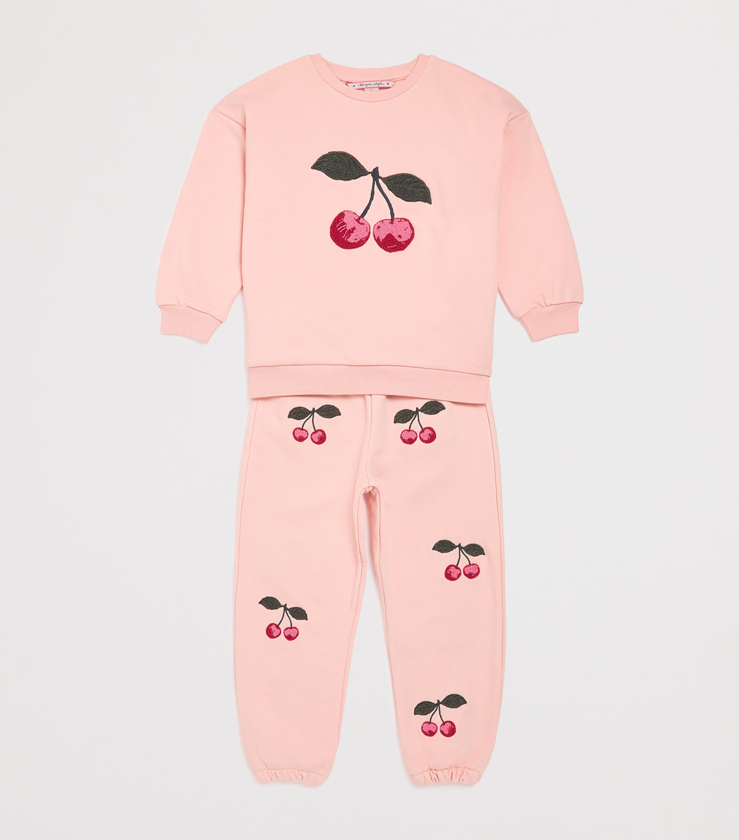 KONGES SLOJD children's sweatpants with cherry motif 6 months to 10 years, UK version