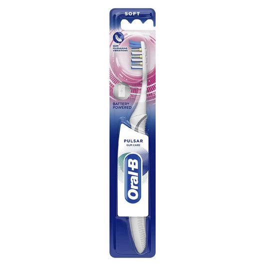 Oral-B Pulsar Gum Care Manual Toothbrush With Battery Power GOODS Boots   