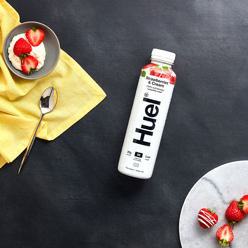 Huel strawbsberry meal replacement 500ml, UK version