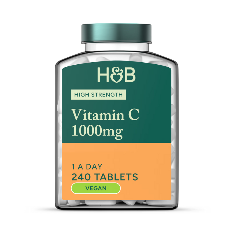 Holland Barrett Vitamin C tablets 1000mg 240s, UK version