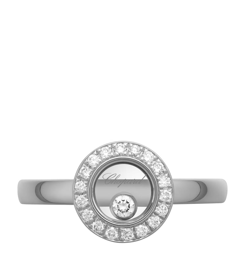 Chopard Happy Diamonds Icons ring white gold diamond, imported from the UK
