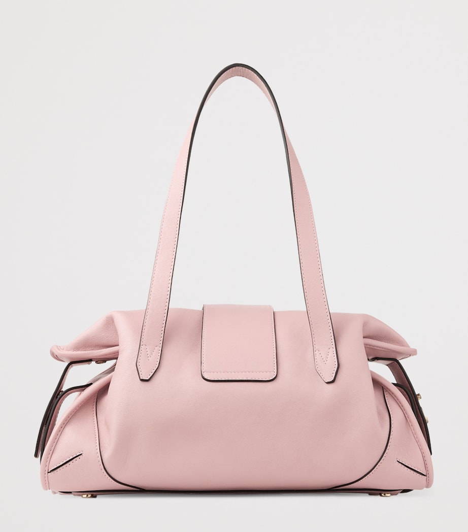 Jimmy Choo medium leather bar holdall bag (British brand)
