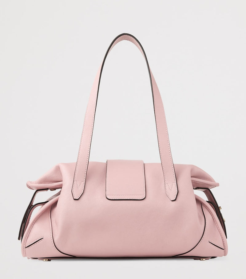 Jimmy Choo medium leather bar holdall bag (British brand)