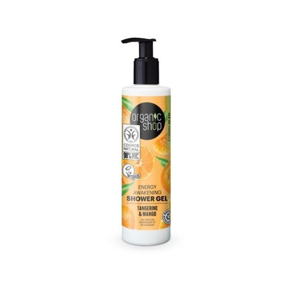 Organic Shop Energy Tangerine & Mango shower gel 280ml (British brand)