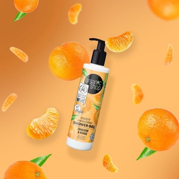 Organic Shop Energy Tangerine & Mango shower gel 280ml (British brand)