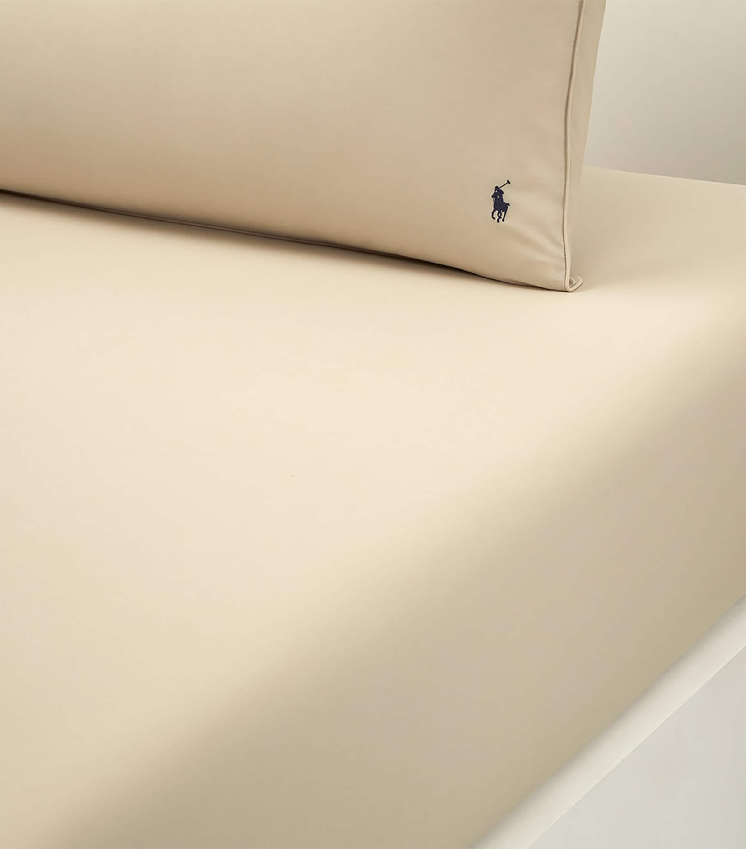 Ralph Lauren Cotton Player Double Fitted Sheet 140cm x 200cm, imported from the UK