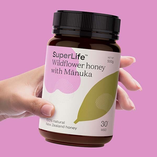 SuperLife Wildflower honey with Manuka MGO 30+ 500g