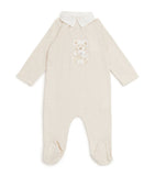 Patachou cotton embroidered all-in-one 1-24 months, imported from the UK