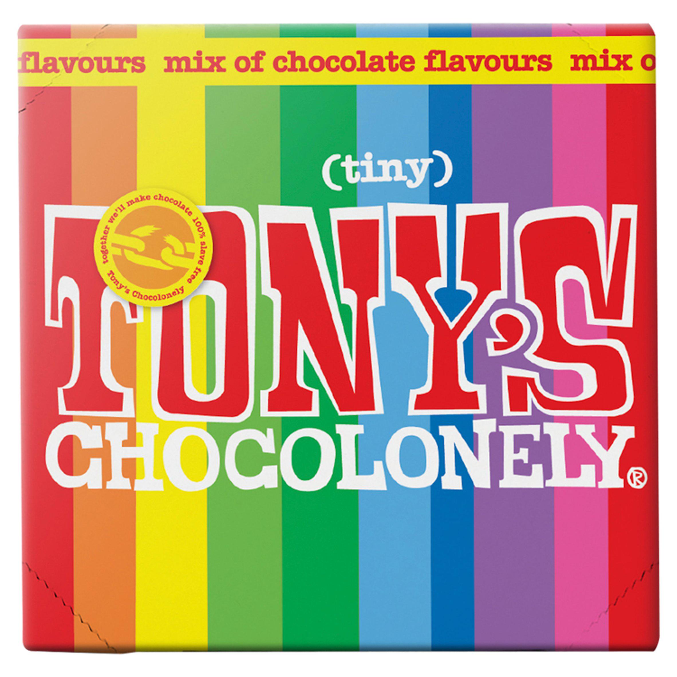 Tony's Chocolonely Fairtrade Tiny Flavours Mix of Chocolate 180g GOODS Sainsburys   