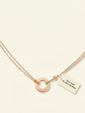 Cartier LOVE necklace in 18ct rose gold with diamonds (British brand)